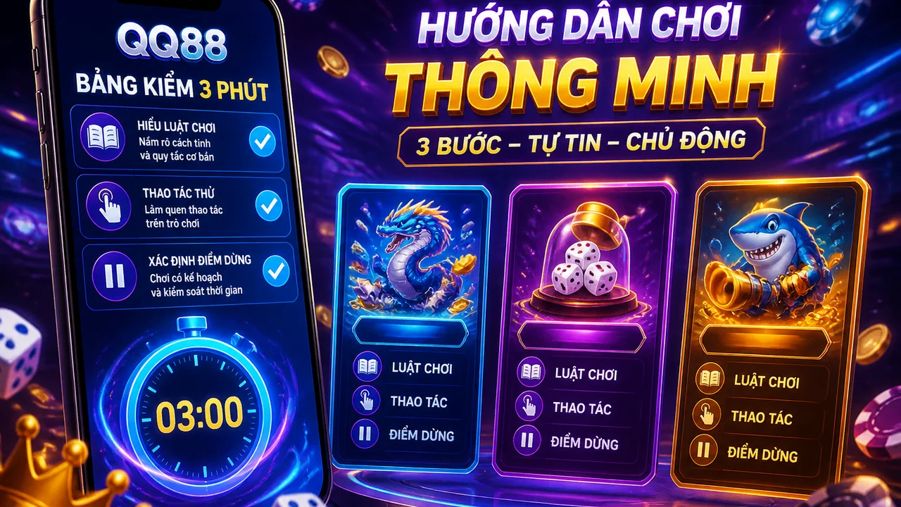 Bộ lọc 3 phút: QQ88 nên chơi game nào khi có ít thời gian tham gia sự kiện?